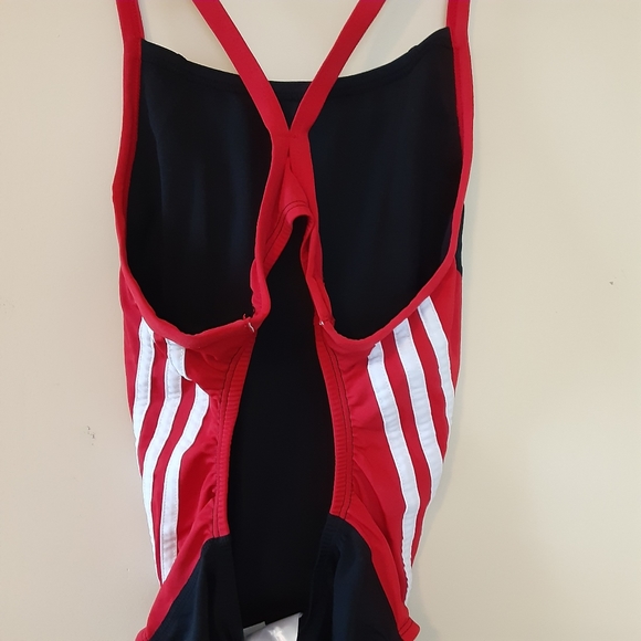 SOLD//Adidas NWT Splice Vortex Back One Piece Swimsuit - Picture 4 of 10